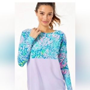 NWOT Lilly Pulitzer Finn Top- Multi in Full Bloom
